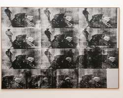 The painting of Andy Warhol-Bellevue II shows us how the people have changed and are distanced from the subject. It contains an image of a patient at 